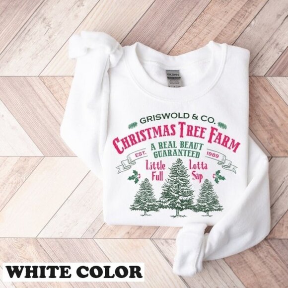 Griswold Christmas Tree Farm Holiday Sweatshirt, Christmas Party Sweatshirt 99 - Picture 1 of 5